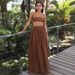 Women's Clothing Pure Cotton Suspender Underwear Half Length Skirt Suit European And American \Spring And Summer New Sexy Underwear Long Skirt Suit_ecoleips.com
