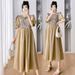 Summer New Korean Fashion Patchwork Maternity Dress_ecoleips.com