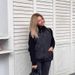 Women's Fashion 3D Effect Stand Collar Zip-Up Sweater Jacket – Streetwear Loose Fit Long Sleeve Coat, Lightweight Polyester With Faux Silk Filling_ecoleips.com