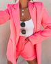 Women's clothing shorts, suits, sexy temperament women's fashion casual lapel cardigans_ecoleips.com