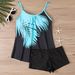 Women's Clothing Sexy Printed Sling Split Boxer Briefs Large Size Bikini_ecoleips.com