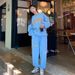 American Retro Sportswear Spring Autumn 2025 New Student Loose Street Style Sweatshirt Casual Two-Piece Set For Women_ecoleips.com