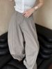 K Retro Three-Dimensional Tailored Workwear Wide-Leg Pants New Edition Straight Leg Pants Ripped Scythe Pants_ecoleips.com