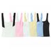 Bow Detail Stretch Tank Top | Elegant Women's Summer Casual Sleeveless Blouse Breathable Polyester Blend_ecoleips.com