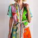 Women's Clothing Linen Short Sleeved Loose Casual Lace Up Cardigan Dress_ecoleips.com