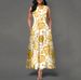 New Women's Clothing 2022 European And American Cross-Border Summer Printed V-Neck Sleeveless Long Dress_ecoleips.com