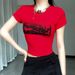 AC165 New Vintage Y2K Round Neck T-Shirt Short Sleeve Women's European And American Street Style Ins Hot Girl Slim Fit_ecoleips.com