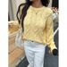 Casual Simple Long Sleeves Solid Color Sweater Elegant Style Knitted Sweater Pullover Fall And Winter_ecoleips.com