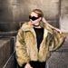 "Trendy Women's Shearling Jacket – Cozy & Stylish Faux Fur Coat, Casual Winter Outerwear For Everyday Comfort"_ecoleips.com