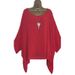 Summer New European American Style Women's Irregular Sleeve And Hem Blouse Fashion Solid Color O-Neck Casual Top_ecoleips.com