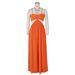 Women's Clothing Sexy Chiffon Wrapped Chest Naked Back Wide Leg Jumpsuit_ecoleips.com