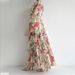 Women's Clothing Middle East Popular Flower Print Long Sleeve Fashionable Temperament Muslim Dress_ecoleips.com