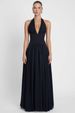 Chic Open Back Socialite Long Dress Sexy Luxury Formal Cocktail Banquet Evening Outfit_ecoleips.com