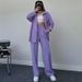 Plus Size Women's Long Sleeved Cardigan Trendy Fashion Spring Style Two Piece Casual Wear Apricot_ecoleips.com
