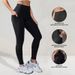 Women's Clothing Long Peach Hip Yoga Pants Nude Sports Tights High Waist Abdomen Yoga Fitness Pants_ecoleips.com