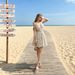 Women's French Resort V Neck Floral Print Halter Belted Backless Mini Dress – Slimming Spring Gown_ecoleips.com