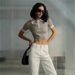 Women's Clothing Summer Sexy Navel Baring Lapel Tops For Women Contrasting Tight Short Sleeved Knitted Sweaters_ecoleips.com