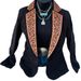Women's Clothing Printed Tops Small Suit Jacket_ecoleips.com