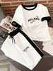 Summer 2026 Women's Short Sleeve Casual Sports T-Shirt And Pants Two Piece Set Fashion Print Design Spring/Autumn Collection_ecoleips.com