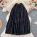 Women's Clothing Temperament Hollow Lace Embroidery Hook Flower Skirt For Women With High Sweet And Versatile Holiday Style Fairy Skirt_ecoleips.com