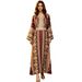 MT561 Elegant Embroidered Dress Malaysian Style plus Size Two Piece Robe Set New Arrival Women's Muslim Fashion Clothing_ecoleips.com