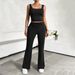 DiYun Foreign Trade Independent Site European American Women's Clothing 2024 Spring/Summer Casual Solid_ecoleips.com
