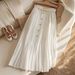 Women's Clothing This Year Popular High End And Beautiful A Line High Waist Skirt Female Pleated Skirt Summer_ecoleips.com