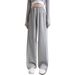 Plus Size Women’s Fleece-Lined Sweatpants – High-Waisted Straight Leg Lounge Pants With Thermal Insulation & Flowy Drape ( Ultra-Soft & Stretchy)_ecoleips.com