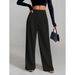 Women's Clothing Casual Pants For Women Spring And Autumn New All Match Straight Drape Loose Wide Leg Long Pants_ecoleips.com