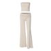 Women's Clothing Solid Color Tube Top Flared Trousers Fashionable Slim Suit_ecoleips.com