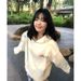 Trendy Heavy Duty Machine Embroidered Hooded Sweatshirt American Style Fleece Lined Thickened Casual Jacket for Women Autumn Winter Fashion_ecoleips.com