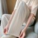 H789 Ice Silk Wide-Leg For Women, Spring And Autumn Thin Chiffon High-Waist Draped Loose Straight-Leg Slimming Casual_ecoleips.com