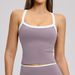 Women's Clothing Nude Yoga Vest Color Blocking Backless Design High End Fitness Running Sports Bra Women's Clothing_ecoleips.com