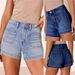Women's Clothing Women's Denim Shorts Style Comfortable Classic Washed Stretch Trendy Hot Selling For Formal & Casual For Women_ecoleips.com