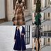 Elegant Double-Breasted Long Trench Coat For Women - Wool Blend, Loose Fit, Notched Collar, Plaid & Solid Colors, S-XXL"_ecoleips.com