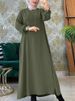 Mubarak Spring Muslim Extra Long Sun Dress Robe Kaftan Vestido Islamic Clothing_ecoleips.com