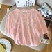 Women's Clothing Summer Women's Short Sleeve Knitwear Top With Unique Sequin Design Elegant For Formal & Casual For Women_ecoleips.com