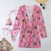 Yongjinmei 24th Anniversary Bikini Set Digital Print Long Sleeve Outerwear High Elasticity Three Piece Swimwear XQ2409_ecoleips.com