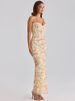 Mozision Spaghetti Strap Backless Print Sexy Maxi Dress Women Elegant Patchwork Sleeveless Bodycon Floral Print Club Party Dress_ecoleips.com