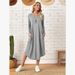Aria Basics Aria Basics 2022 Autumn Winter New European And American Women's Fashion Solid Color Knitted Side Seam Straight Insert Pocket Curved_ecoleips.com