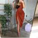 2026 European And American Cross-border Wish Women's Sexy Sequin Slit Ruched One-shoulder Evening Dress_ecoleips.com