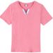 Summer Korean Version Of The New V-neck Short-sleeved Thin T-shirt Women's Slim Casual Fashion Versatile Solid Color Bottoming Shirt_ecoleips.com