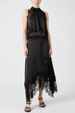 Women's Sleeveless Lace Split Two-Piece Set Round Neck Vest Hollow Out Patchwork Women 3045_ecoleips.com