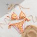 2026 Cute Floral Print Two Piece Bikini Set Hot Selling Sexy Girl Tie up Swimsuit for Spa Three Piece Women's Clothing_ecoleips.com