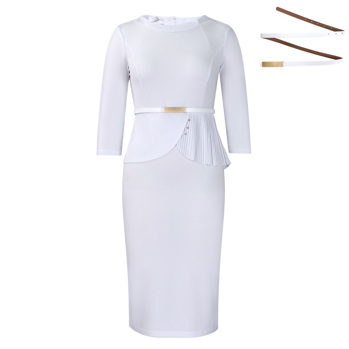 Women's Slim Fit Elegant Hip Dress D3312 Foreign Trade Fashion OL African Style New Clothing_ecoleips.com