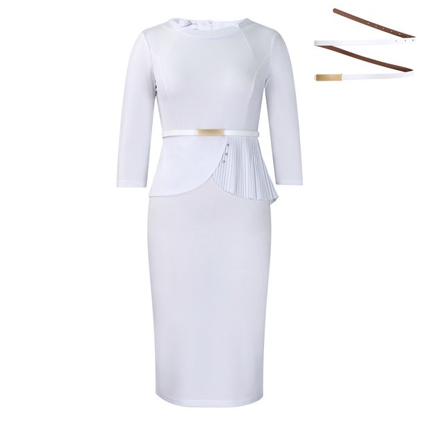 Women's Slim Fit Elegant Hip Dress D3312 Foreign Trade Fashion OL African Style New Clothing_ecoleips.com