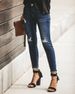Women's Clothing Autumn And Winter Skinny Pants Ripped Fashion Slim Jeans Trousers_ecoleips.com