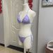 2026 Women's Swimsuit Fashion Silk Star Same Style Seaside Beach Print High Waist Strap Bikini_ecoleips.com