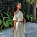 New Arrival Summer Fashion Temperament One Shoulder Slim Top High Waist Long Dress Two Piece Outfit Set_ecoleips.com