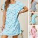 Popular Home Pajamas Crew Neck Dresses Casual Printed Women's Clothing_ecoleips.com